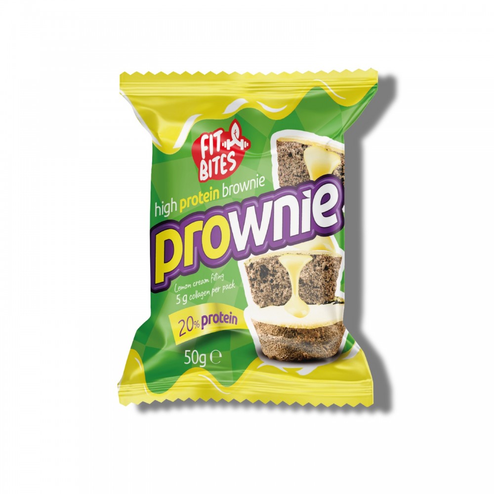 Fit Bites Prownie High Protein Brownie 12 Adet x 50 gram